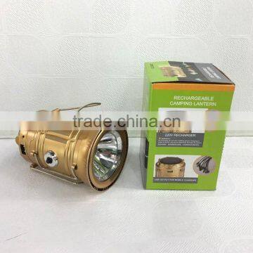 wholesale hot sell usb solar rechargeable extension type plastic camping lantern for camping