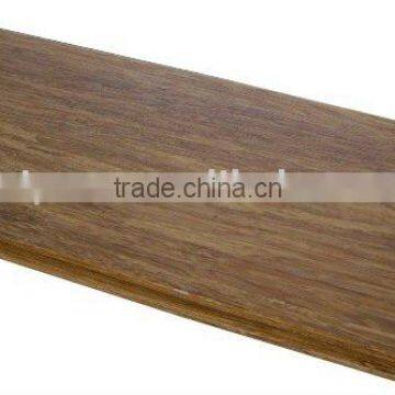 Carbonized click lock strand woven bamboo flooring