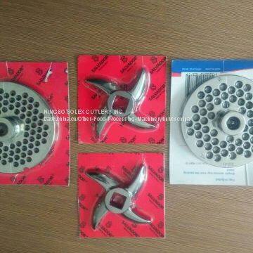 STAINLESS STEEL MEAT GRINDER MINCER PLATES KNIVES REPLACEMENTS CUTTERS CHINA FACTORY photo-2