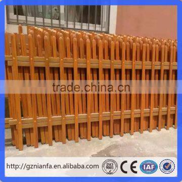 PVC fence with different styles