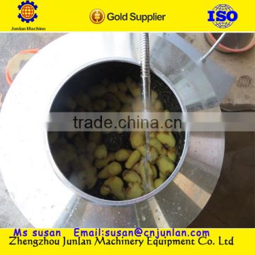 junlan machinery 450 model stainless steel potato ginger peeling machine +8618637188608