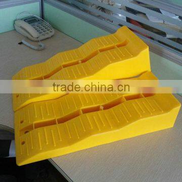 Plastic Wheel Level Ramps with Chocks and Carry Bag