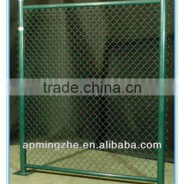 hot dipped or electric galvanized or pvc coated chain link fence(Manufacturer)