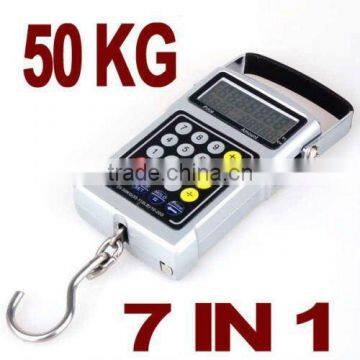 50Kg Digital Fish Hook Luggage Hanging Weighing Scale