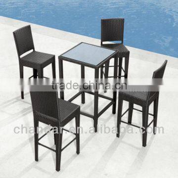 CH-W033R rattan garden furniture bar table