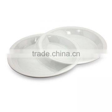 ceramic food divided platter