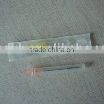 disposable syringe needle