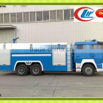 Sinotruck STRW 6x4 fire fighting water pump truck,water foam fire truck