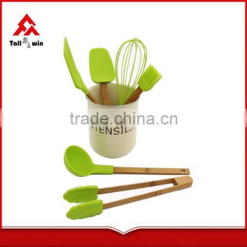 Amazon hot selling silicone kitchen utensils cooking tools