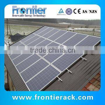 Home Use 5 kw Corrugated Tile Roof Solar Mounting System photo-6
