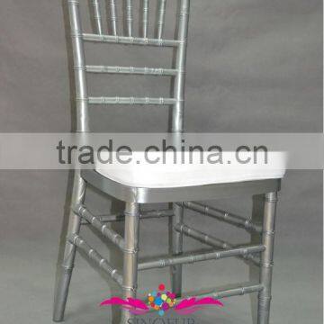 hot sale resin chiavari chair with seat pads