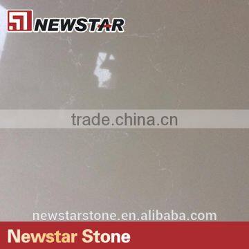 Newstar beige quartz stone slabs