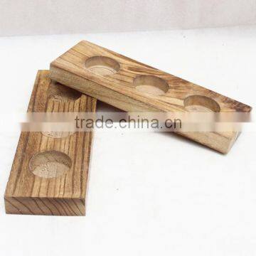 Customized Wooden Beer Tray/ Wooden Glass Tray photo-5