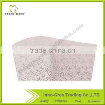 Arc-shape Metal Punched Decorative Trash Can For Home/Office photo-2