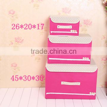 N487 Household Non Woven Box Foldable Storage box