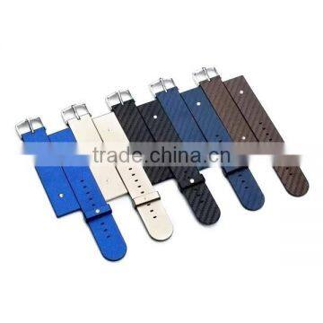 2015 best selling elegant luxury PU leather watch band for apple watch with metal buckle