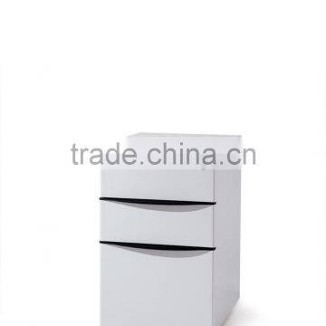 3 Drawer Up-down Mobile Pedestal With Wooden Top Cabinets photo-5