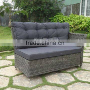 2014 New Style Outdoor Garden Plastic Flat Rattan Sofa Set photo-5