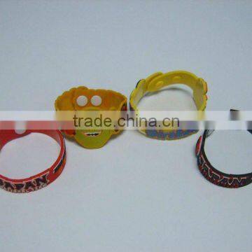 2D Logo Silicone Wristband