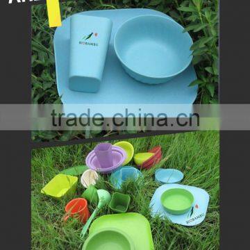 Long-lasting Quality assurance Eco Bamboo Fiber Dinnerware Sets