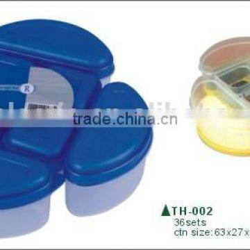 Plastic Mini Combine Storage Bento Lunch Box and Food Containers photo-2