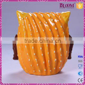 Ceramic Decorative Owl Money Safe Box for Kids Gift photo-3