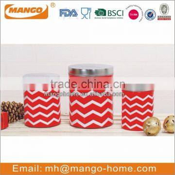 Latest Novelty Airtight Tea Coffee Sugar Canister Set photo-3