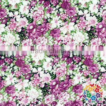 Red Lavender White Chrysanthemum Printed 100% Cotton Fabrics Flower Quilted Fabric Many Designs photo-5
