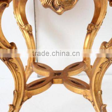 Baroque Style Round Table With Marble Top photo-2