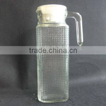 Hot sale glass water pitchers for wate juice beer