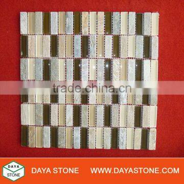 mosaic mirror sheet as decoration material