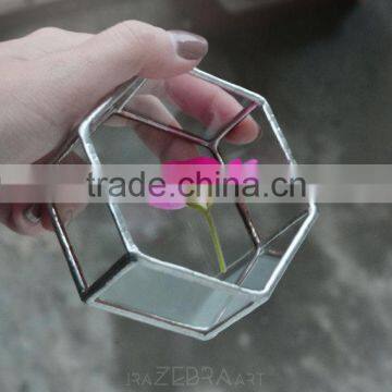 Jewelry Box or Rings Box for Wedding Glass Ring Holder Little Glass Terrarium photo-3