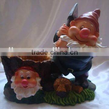 wholesale garden gnome flower pots