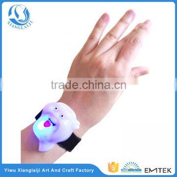 2017 new popular Halloween led flashing ghost bracelet