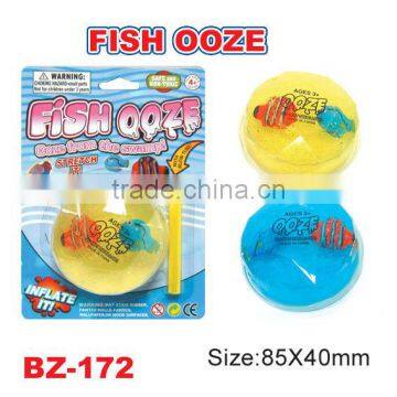 Ooze Crystal Putty with Fish Toy