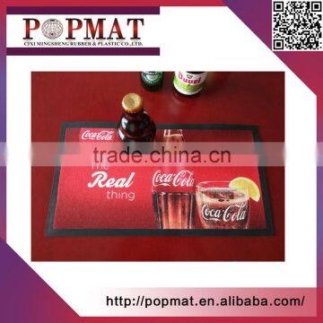 2017 Hot Sell Custom Non-woven Fabric Nitrile Rubber Bar Mat Beer photo-3