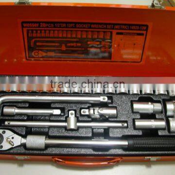 28pcs 1/2"Dr.Socket Wrench Set