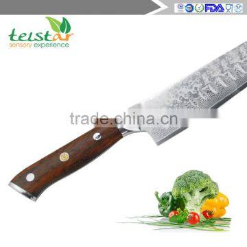 Japan Damascus VG10 Steel 67 Layer 7 "santoku Knife The Brazilian Rosewood Handle photo-3