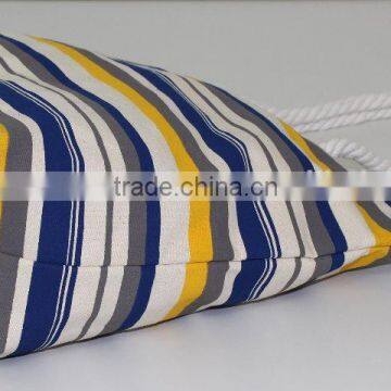 12 OZ Natural Canvas Tote Bag With Twisted Rope Handle & With Zip Closure photo-6