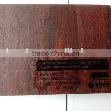Bamboos Products Outdoor Use Strand Woven Bamboo Wall Panel Strips in Light Chocolate Color---KE-OS0888 photo-4