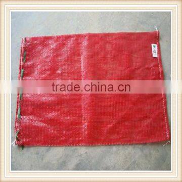 PP material drawstring vegetable mesh bag