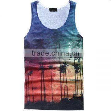 Wholesale cheap custom men's t shirt tie print