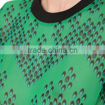 Wholesale Women Green Short Sleeves Round Neck Sheer Silk Top(DQE0092T) photo-4