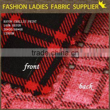 Cicheng Brand Stripe Design 100% Rayon Chaliis Print Fabric photo-4