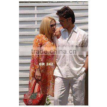 Printed Cotton Beach Kurti photo-2