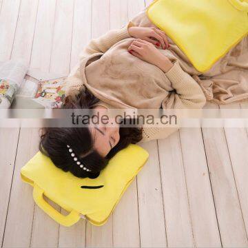 2016 Hot Sale Custom Emoji Plush Pillow Blanket photo-6