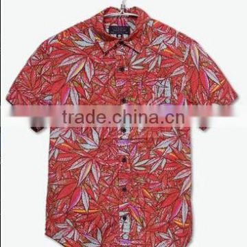 MENS PRINTED HAWAIIAN SHIRT 16NB