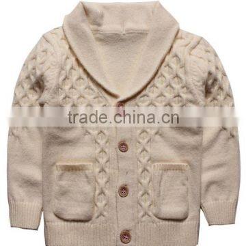China Wholesale Woolen Boy Sweater Cardigan Designs for Children photo-3