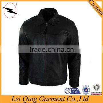 Hot Sale Prices Men Motorcycle Leather Jacket photo-2