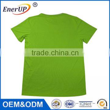 Wholesale fitness short sleeve sports wear thermal wicking antibacterial branded t-shirt